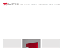 Tablet Screenshot of kai-hansen.no
